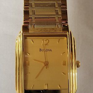 Bulova Gold tone dress watch 97A15 quartz